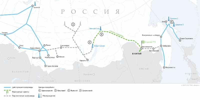 Совет директоров ПАО «Газпром» рассмотрел и одобрил работу по реализации проекта «Сила Сибири» и созданию газоперерабатывающей инфраструктуры на Дальнем Востоке